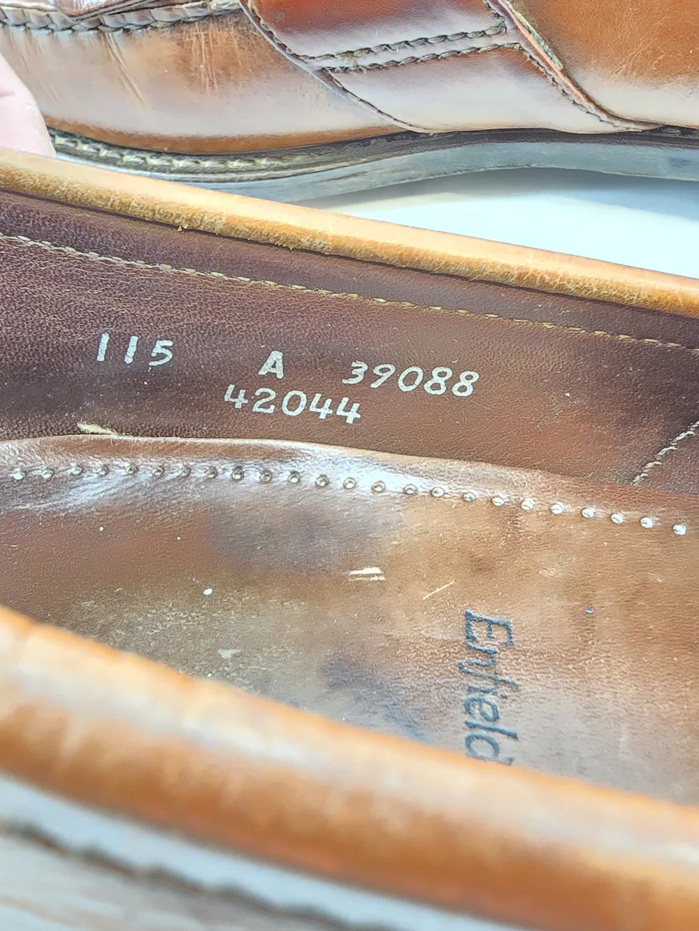 Allen Edmonds Chestnut Brown Enfield 11.5 A Leather Tassel Loafers